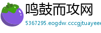 鸣鼓而攻网